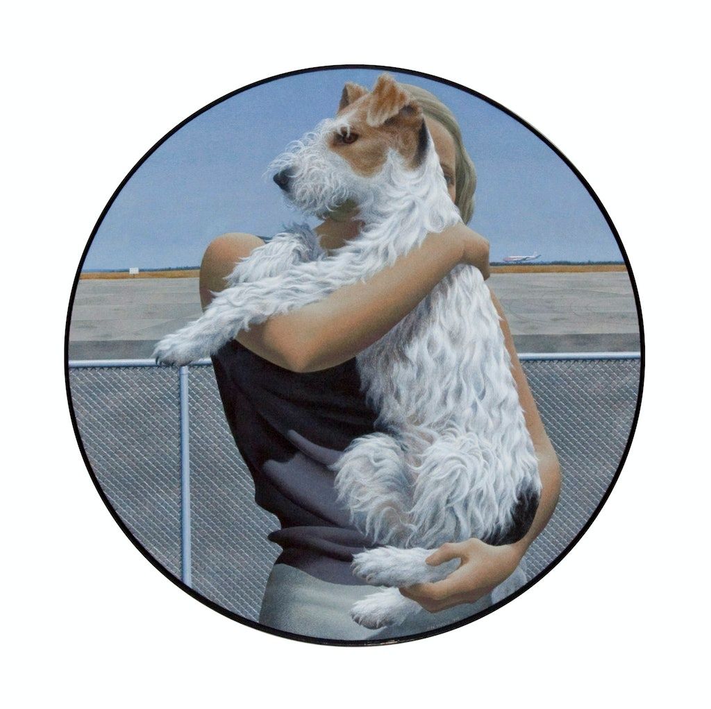Woman And Terrier